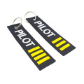 Four Bars Pilots Embroidered Key Chains