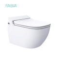 Bathroom Ceramic Rimless Smart Toilet Wall Hung