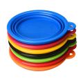 Portable colorful personalized silicone water food bowls