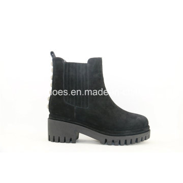 Winter Warm Platform Leather Ladies Boots for Fashion Lady