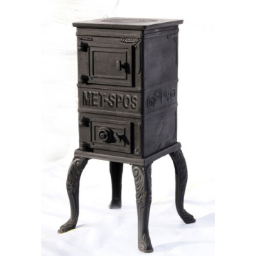 Square Cast Iron Stove Fireplace