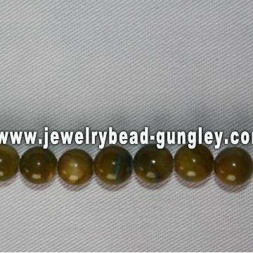 bola amarela escura forma água doce shell beads