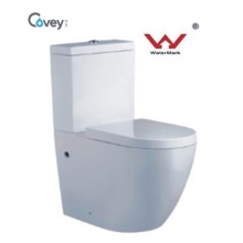 Hand Press Toilet with Watermark Standard/One Piece Toilet with Ce Certification (CVT2062)