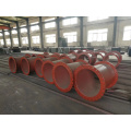 Hardfacing Clad Abrasion Resistant Pipe with Flange