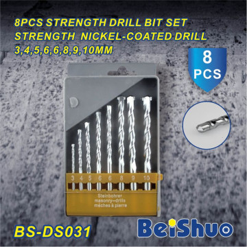 Bits de broca do HSS 8PCS ajustados