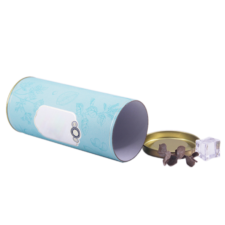 Custom Round Blue Cardboard Wine Packaging Custom Round Blue Cardboard Wine Packaging
