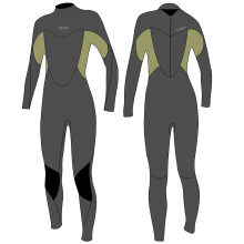 Trajes de neopreno de buceo con cremallera para mujer Seaskin