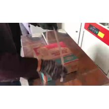 Mini máquina flejadora semiautomática de paquetes de heno