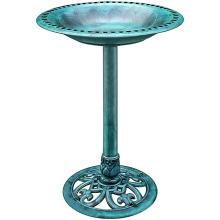 28 Inch Height Polyresin Garden Bird Bath