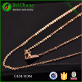 Schöne Damen-Collier-Set Rose Gold Halskette