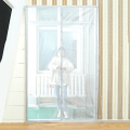 White or black mesh screen door curtains