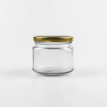 250ml glass jam hot sauce jar with lid