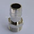 Cixi Air-Fluid Brass Hosetail  Connector. BSP Parallel Thread, 60o Coned Seat x Hose Tail,