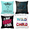 Promotional Home Decorative Custom Printing Chair Sofa Squarethrow Pillow Cushion