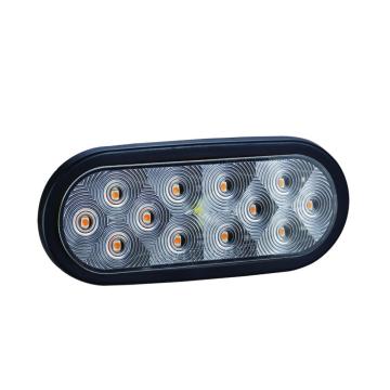 100% impermeável DOT 6 &quot;Oval LED luzes indicadoras de reboque