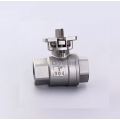 2PC Stainless Steel Ball Valve High Mounting Pad