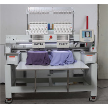 2 máquina de bordar de cabeça Máquina de bordado de computador para camisas e bonés