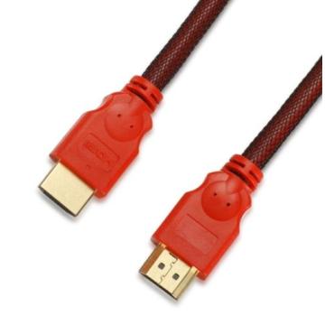 CABLE de HDMI red Nylon negro un macho de tipo a un macho