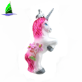 Colorful Customized Glass Unicorn Ornaments