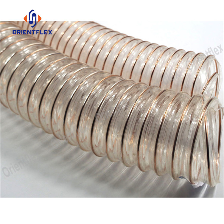 Pu Steel Duct Hose 1