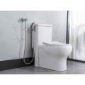 Double Handles Stainless-Steel Toilet Bidet Sprayer Set Kit