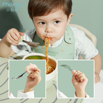 Детский обеденный набор BpaFree Happiness Eating Spoon Fork
