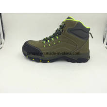 Safety Protection Leather Material Steel Toe Outdoor Shoes (16101)