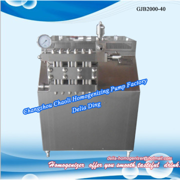 Juice high pressure homogenizer