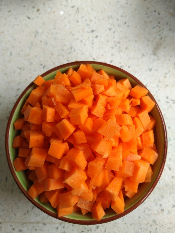 Healthy IQF Frozen Diced Carrot