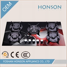 Wholesale Luxury High Quality Glass Top Gas Range Hob