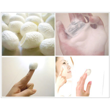 Seda Natural Cocoons Bombyx Facial Cleanser Cuidado Scrub Masaje facial Natural Natural