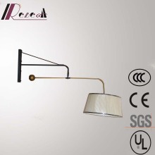 Rotatable Black Large Reading Wall Lamp for Hotel Project