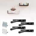 Heavy Duty Solid Steel Blind Floating Shelf Bracket