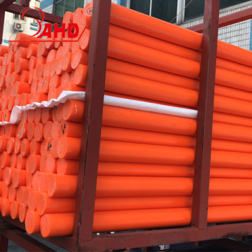 Orange Colorful HDPE Rod Rods Bar Bars