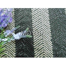 POLY TRICOT AVEC BRODERIE DE SEQUIN COUPE 5 MM + 5 MM 50 52 "