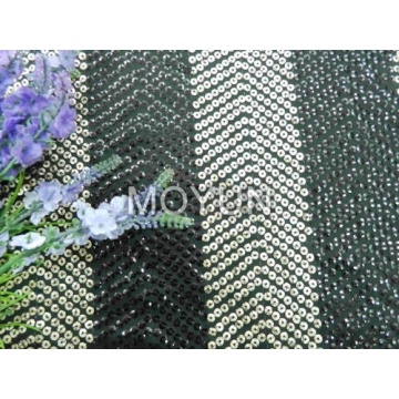 POLY TRICOT AVEC BRODERIE DE SEQUIN COUPE 5 MM + 5 MM 50 52 "