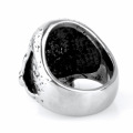 925 sterling silver skull head ring jewelry