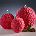 Rose Carving Appearance Christmas Candle