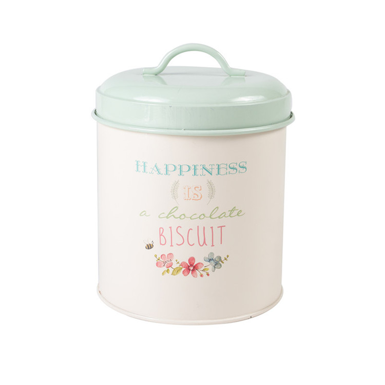 Biscuit Canister Metal