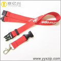 Suppliers plastic accessories cheap cord red lanyards