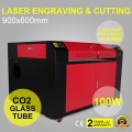 100W CO2 Laser Engraving Machine 900X600MM USB