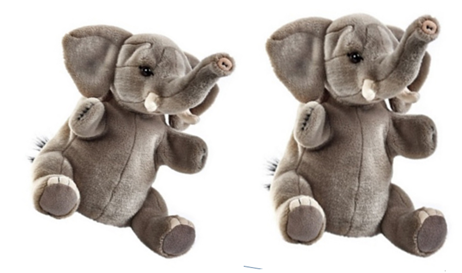 Crystal Eye Plush Elephant