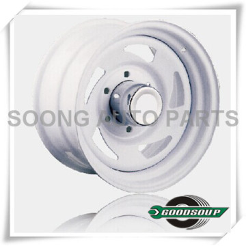 Blade-Non Beadlock Wheels GS-50201 Steel Wheel from 15" to 17" with different PCD, Offset and Vent hole