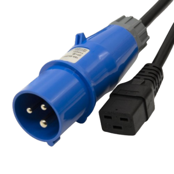 Industry plug to C19 Power Cord