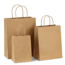 Recycled paper shopping bags with logo