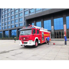 Sinotruk 6x4 lift arm remote control fire truck