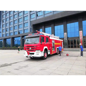 Caminhão de bombeiros com controle remoto de braço de elevação Sinotruk 6x4