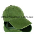 Plaine de Baseball Cap chapeau blanc couleur unie Velcro réglable