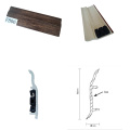 Flooring Accessories PVC Plastic Foam Wall Skirting by Clips Install