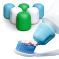 Самостоятельная закрывающаяся зубная паста нет диспенсеров для отходов